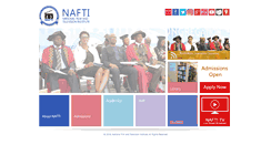 Desktop Screenshot of nafti.edu.gh