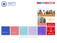 Tablet Screenshot of nafti.edu.gh